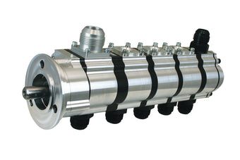 compare product Moroso T3 Series Alston 5 Stage Dry Sump Oil Pump - Tri Lobe - Reverse Rotation - 1.200 Pressure