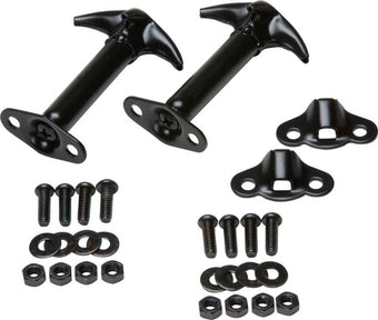 compare product Kentrol 55-95 Jeep CJ/Wrangler YJ Hood Catch Pair - Powdercoat Black