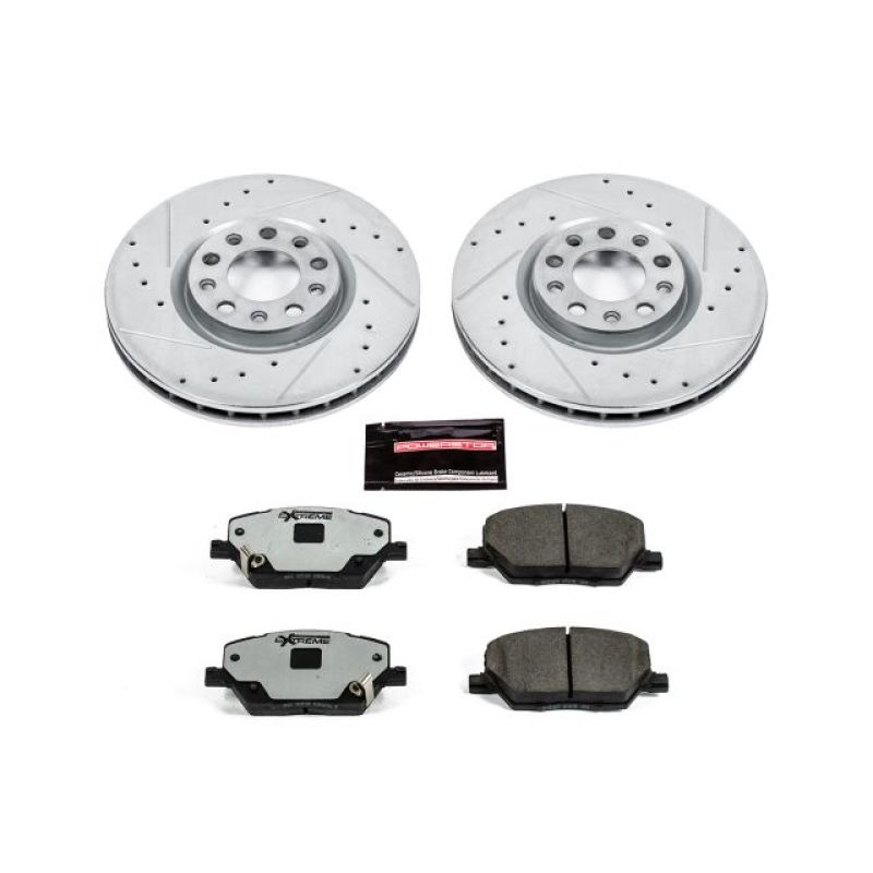 Power Stop 16 - 18 Fiat 500X Front Z36 Truck & Tow Brake Kit - My Store