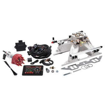 compare product Edelbrock Pro Flo 4 EFI System Seq Port BB Chrysler RB 413-440ci 625 Max HP 35lb/hr Satin Finish