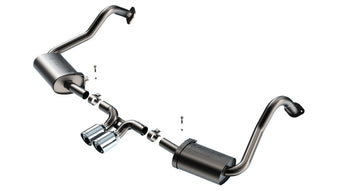 compare product Borla 17-22 Porsche Cayman/Boxster 718 2.0L 4 Cyl. AT/MT RWD 2DR 2.25in S-Type Exhaust
