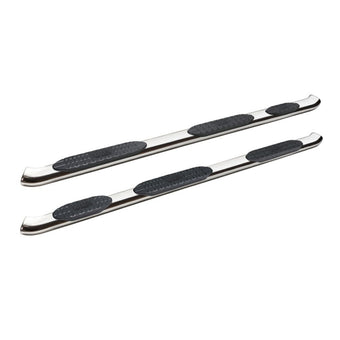 compare product Westin 2019 Chevrolet Silverado Double Cab PRO TRAXX 5 W2W Oval Nerf Step Bars - Stainless Steel