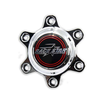compare product Race Star 93 Truck Star Chrome Plastic Cap w/ Medallion & Screws
