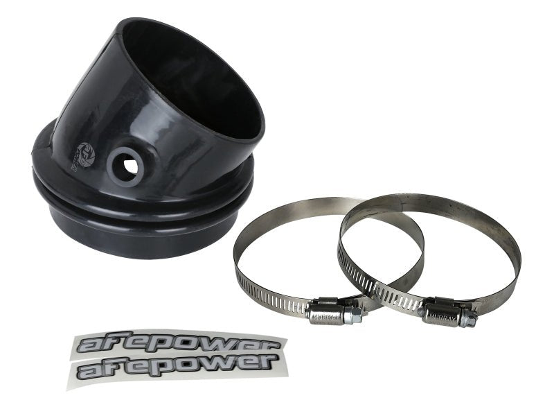 aFe Magnum FORCE Intake Coupling Kit (4 - 3/8 IN ID to 3 - 7/8 IN x 30 Deg.) Elbow Coupler - Black - My Store