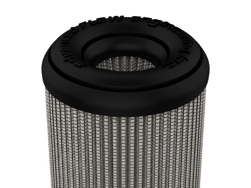 aFe MagnumFLOW Pro DRY S Universal Air Filter 4in F x 6in B x 4in T (Inv) x 8in H - My Store
