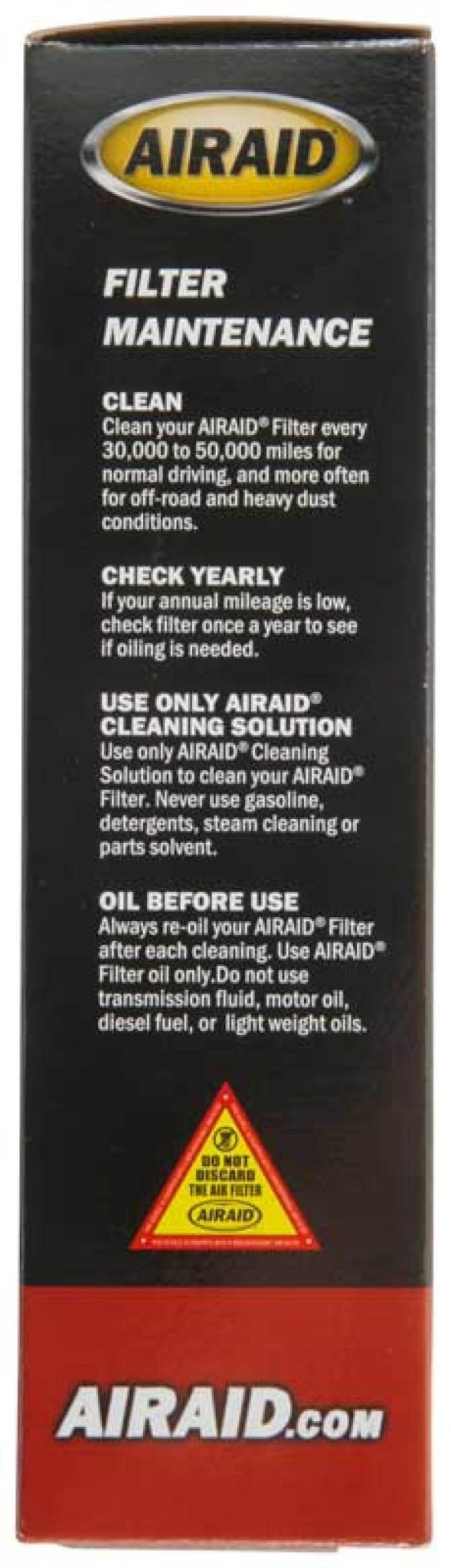 Airaid Renew Kit - 12oz Cleaner / 8oz Squeeze Oil - My Store