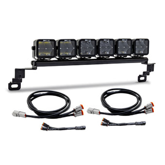 compare product Borne Off-Road 2021+ Ford Bronco Direct Fit Light Pods - Standard Bumper - Kit of 6 - Up