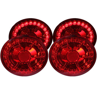 compare product ANZO 2005-2010 Chevrolet Corvette LED Taillights Red 4pc