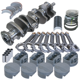 compare product Eagle Pontiac 455 4.250in Crank 6.800in I-Beam Rods -6cc Flat Top 4.185in Pistons Rotating Assembly