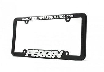 compare product PERRIN License Plate Frame - Black w/White Lettering