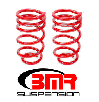compare product BMR 10-15 5th Gen Camaro V8 Rear Lowering Springs - Red