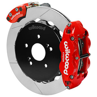 compare product Wilwood Narrow Superlite 4R Front Hat Kit 12.88in Drill Red Honda S2000