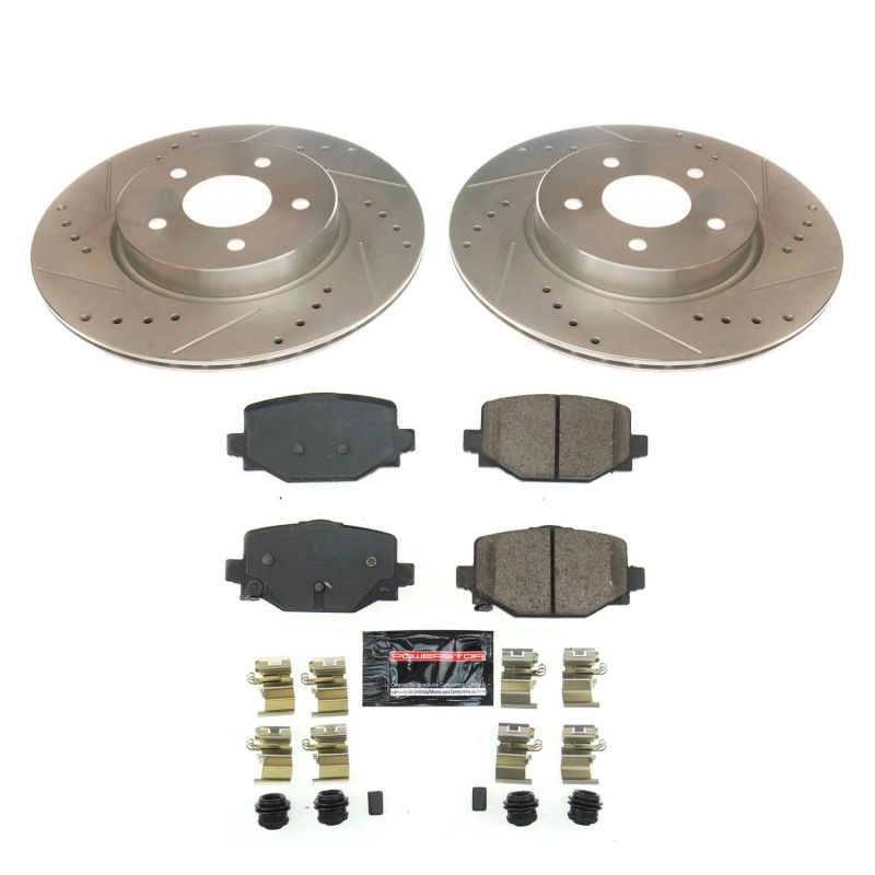 Power Stop 2019 Infiniti QX50 Rear Z23 Evolution Sport Brake Kit - My Store