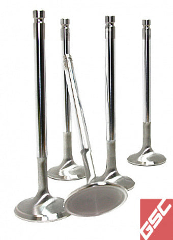 compare product GSC P-D Subaru EJ205/EJ207/EJ257 Chrome Polished Super Alloy Exhaust Valve - 32mm Head - Set of 50