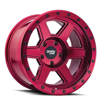compare product Dirty Life 9315 Compound 17x9 / 6x139.7 BP / -12mm Offset / 106mm Hub Crimson Candy Red Wheel