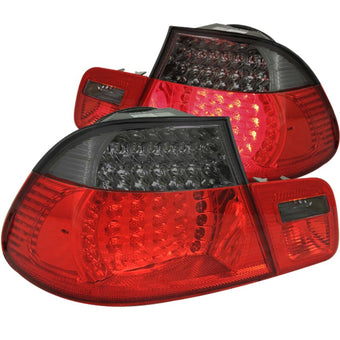 compare product ANZO 1999-2001 BMW 3 Series E46 LED Taillights Red/Smoke 2pc
