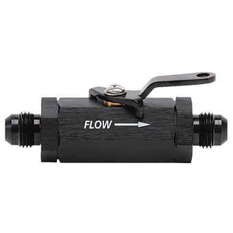 compare product Russell Performance Shutoff Valve -6 AN Male Black Finish