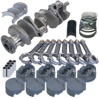 compare product Eagle Pontiac 455 4.500in Crank 6.800in I-Beam Rods -6cc Flat Top 4.155in Pistons Rotating Assembly