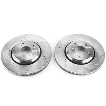 compare product Power Stop 17-18 Acura ILX Front Evolution Drilled & Slotted Rotors - Pair