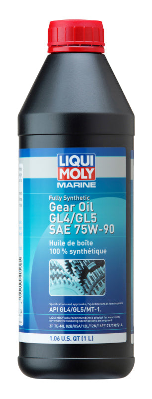 compare product LIQUI MOLY 1L Marine Fully Synthetic Gear Oil (GL4/GL5) SAE 75W90