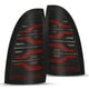 AlphaRex 05 - 15 Toyota Tacoma LUXX LED Taillights Blk/Red w/Activ Light/Seq Signal - My Store