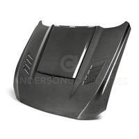 Anderson Composites 2018 - 2019 Ford Mustang Ram Air Double Sided Carbon Fiber Hood - My Store