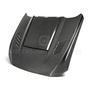 compare product Anderson Composites 2018-2019 Ford Mustang Ram Air Double Sided Carbon Fiber Hood