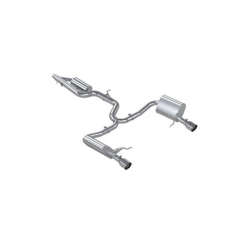 compare product MBRP 17-19 VW Golf SportWagen/Alltrack 1.8T T304SS 3in Cat-Back 2.5in Dual Split Rear w/ SS Tips