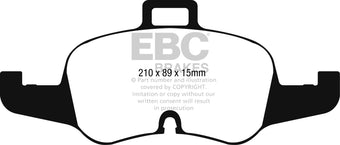 compare product EBC 16-17 Audi TT Yellowstuff Front Brake Pads