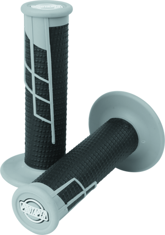 compare product ProTaper Clamp-On 1/2 Waffle Grip - Gray/Black