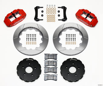 compare product Wilwood Narrow Superlite 6R Front Hat Kit 14.00in Red 2005-up Corvette C6