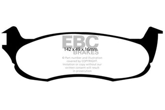 compare product EBC 00-01 Ford Expedition 4.6 2WD Ultimax2 Rear Brake Pads