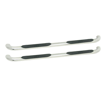 compare product Westin 1999-2013 Chevy Silverado 1500 Ext Cab Platinum 4 Oval Nerf Step Bars - SS