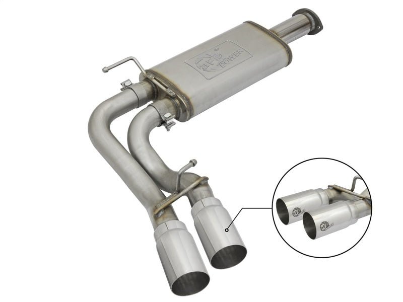 aFe Rebel Exhausts Cat - Back SS w/Polished Tip 16 Toyota Tacoma V6 - 3.5L - My Store