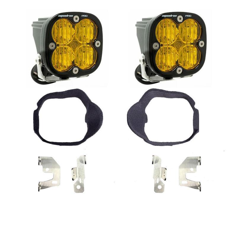 Baja Designs 14 - 18 Mercedes Sprinter Van Squadron Pro Fog Pocket Light Kit - Baja Amber - My Store