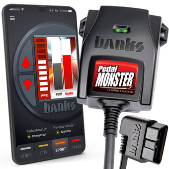 compare product Banks Power Pedal Monster Kit (Stand-Alone) - TE Connectivity MT2 - 6 Way - Use w/Phone