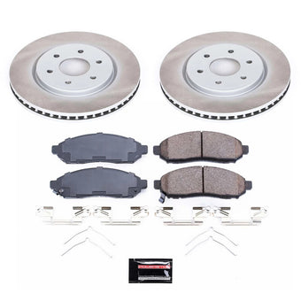 compare product Power Stop 16-22 Nissan Frontier Front Semi-Coated Rotor Kit