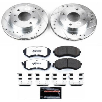 compare product Power Stop 89-96 Nissan 240SX Front Z26 Street Warrior Brake Kit