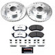 Power Stop 89 - 96 Nissan 240SX Front Z26 Street Warrior Brake Kit - My Store