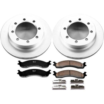 compare product Power Stop 95-99 Ford F-250 Front Z17 Evolution Geomet Coated Brake Kit