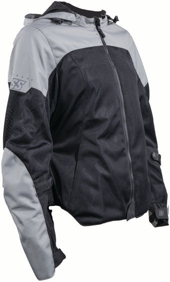 compare product Speed and Strength Starstruck Mesh Jacket Grey/Black Womens - Medium