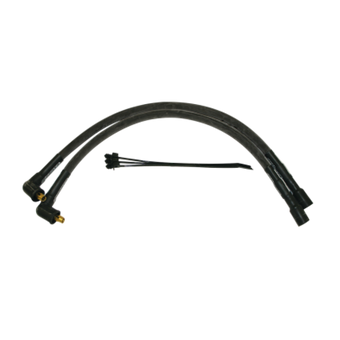 compare product Moroso 97-98 Harley-Davidson FLT/FLHT/FLHR/FLTR Sleeved Ultra 40 Wire Set - Black