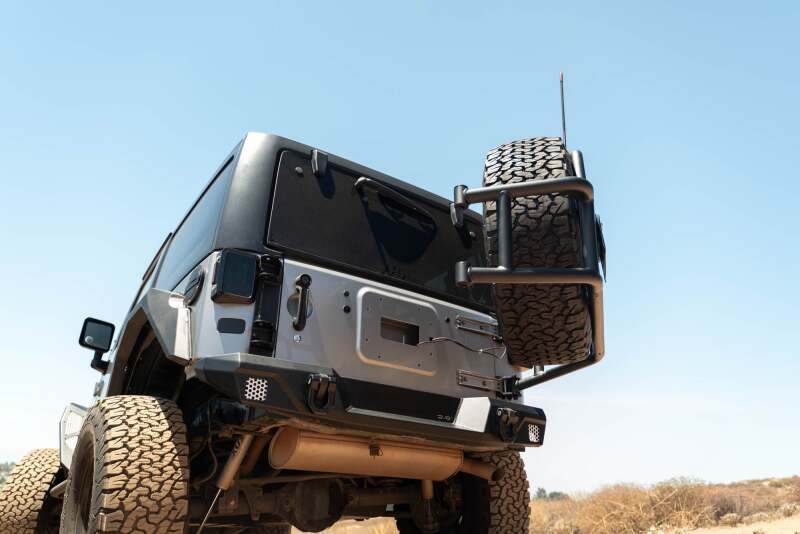 DV8 07 - 18 Jeep Wrangler JK Body Mounted Tire Carrier - My Store
