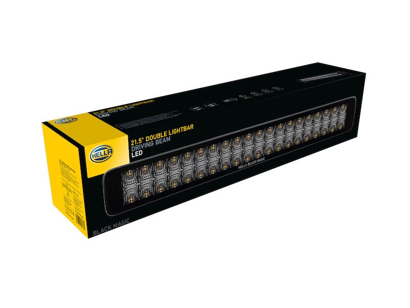 Hella Universal Black Magic 21in Double Light Bar - Driving Beam - My Store