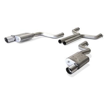 compare product BBK 2015-16 Mustang GT Varitune Complete Cat Back Exhaust System (Includes Resonator Delete X-Pipe)