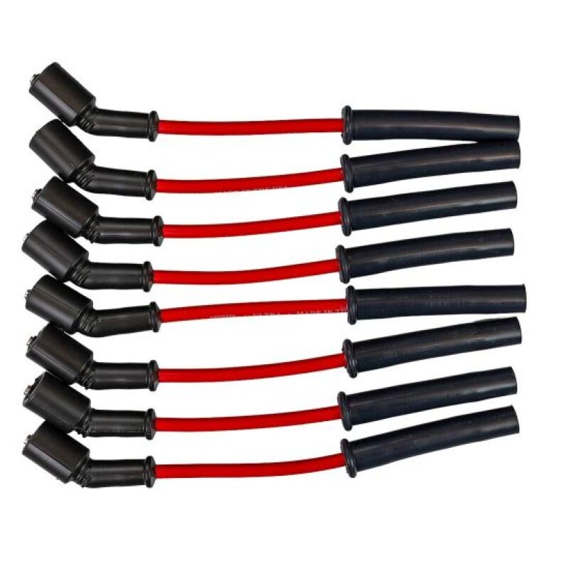 Moroso GM Gen V LT1/LT4 Ultra 350 8mm Multi - Angle Boot Ignition Spark Plug Wire Set - Red - My Store