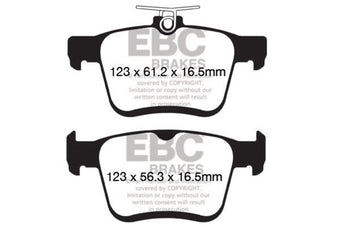 compare product EBC 2015+ Volkswagen GTI/Golf R (Mk7) Bluestuff Rear Brake Pads
