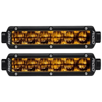 compare product Rigid Industries 6in SR-Series Pro Dot / SAE Fog Lights (Pair) - Selective Yellow