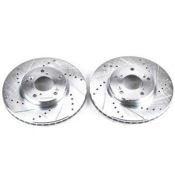 compare product Power Stop 14-15 Acura ILX Front Evolution Drilled & Slotted Rotors - Pair