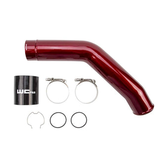 compare product Wehrli 15-24 Ford 6.7L Power Stroke 3in Hot Side Intercooler Pipe - Gun Metal